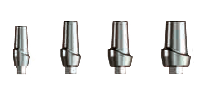 Straight 1 & 2mm Contoured Abutments